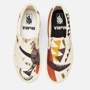 VANS MOMA KANDINSKY CLASSIC SLIP-ON gently used womens 7.5 shoe